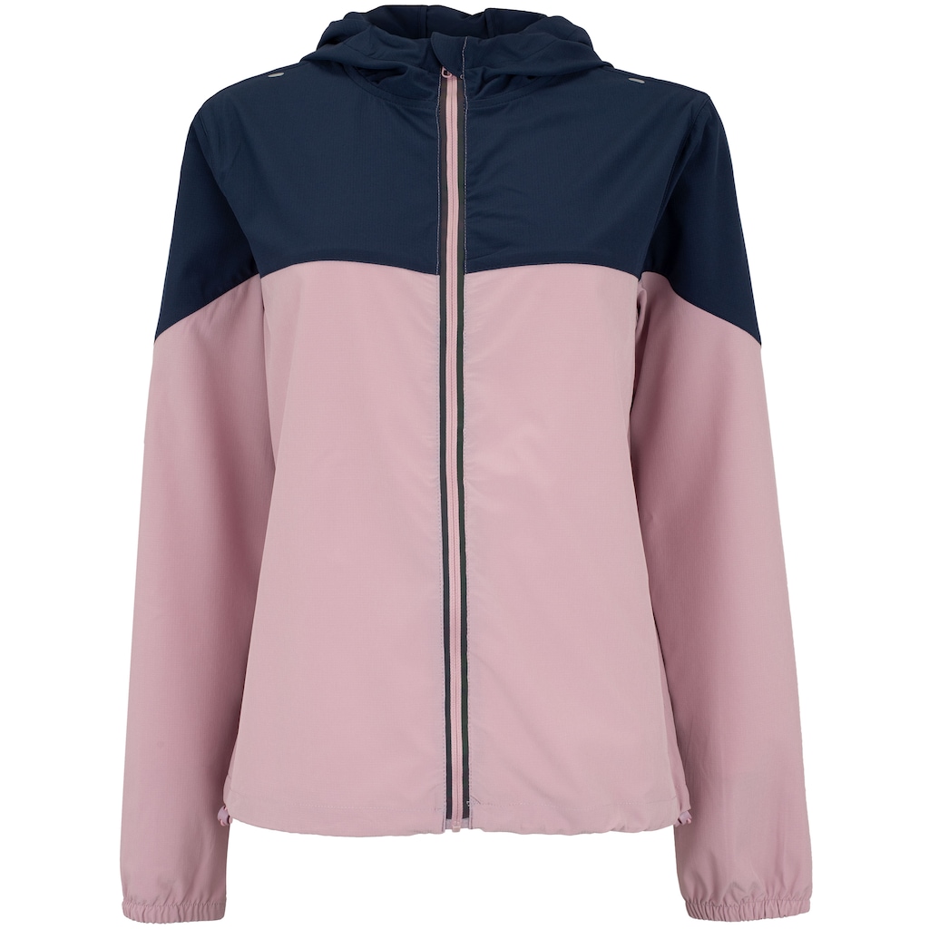 Jaqueta Feminina Oxer com Capuz Recortada Packable Refletivo