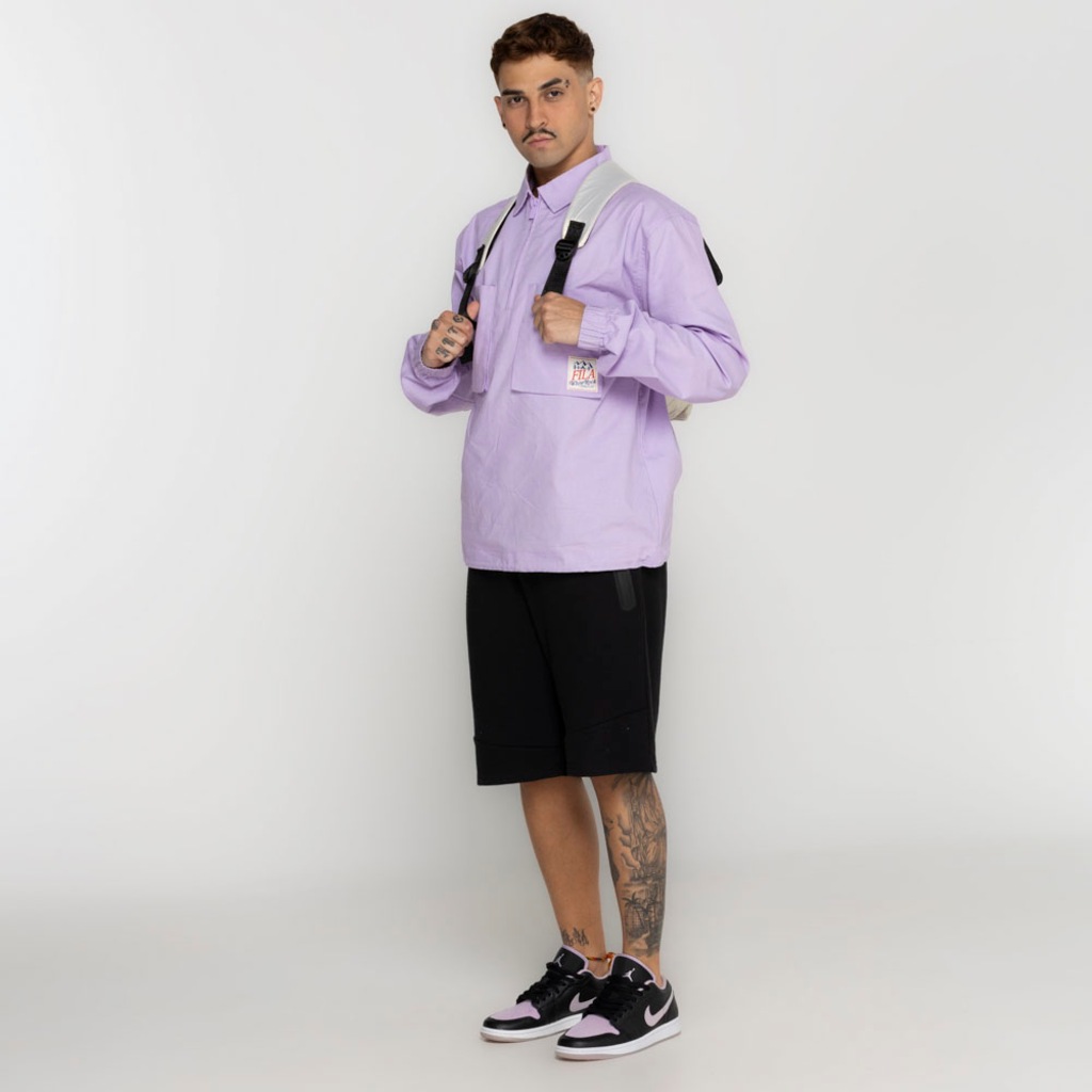 Imagem 2 do produto Camisa Polo Fila Manga Longa Ken Ripstop 1/4 Zip