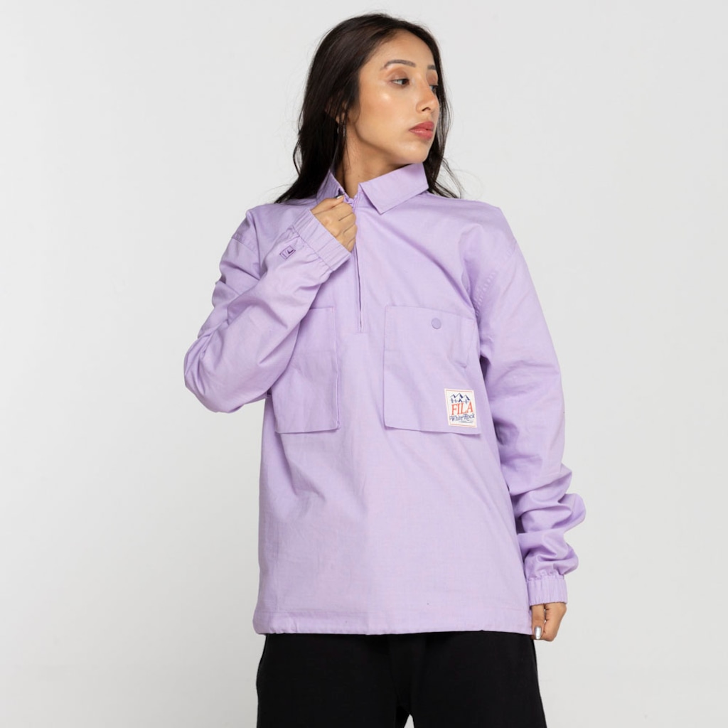 Imagem 3 do produto Camisa Polo Fila Manga Longa Ken Ripstop 1/4 Zip