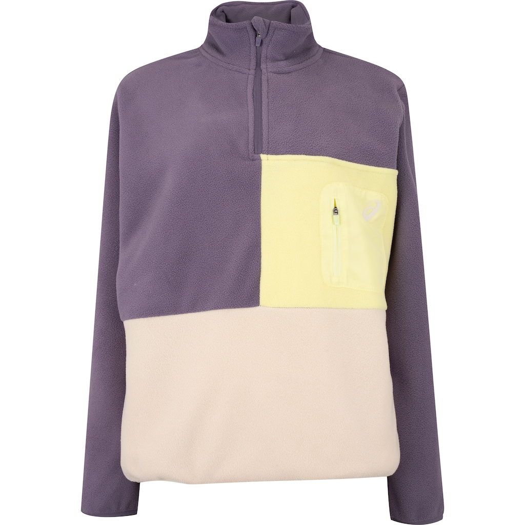 Blusão Feminino ASICS Meio Zíper Casual