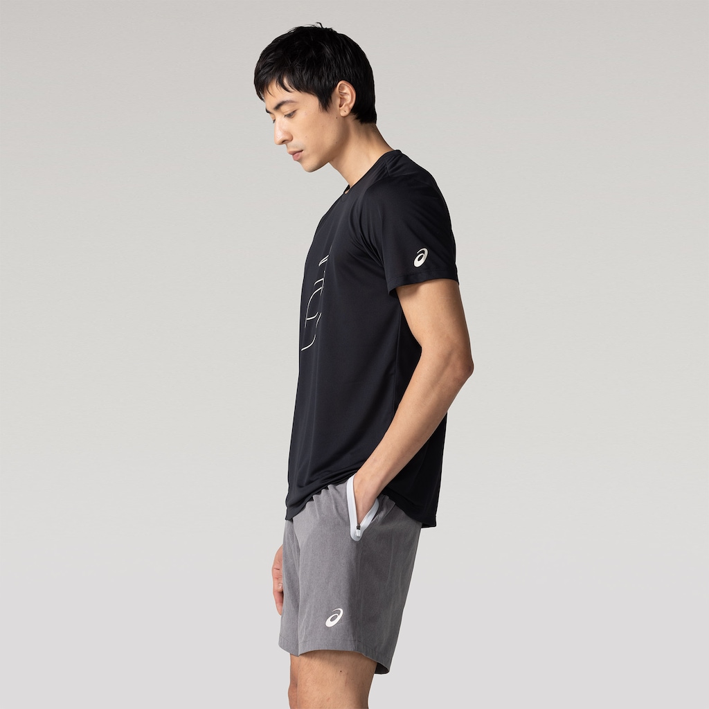Bermuda Masculina ASICS 7 Mescla Plano