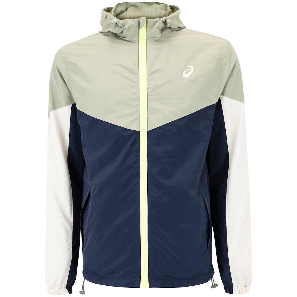 Jaqueta Masculina ASICS com Capuz Recortes