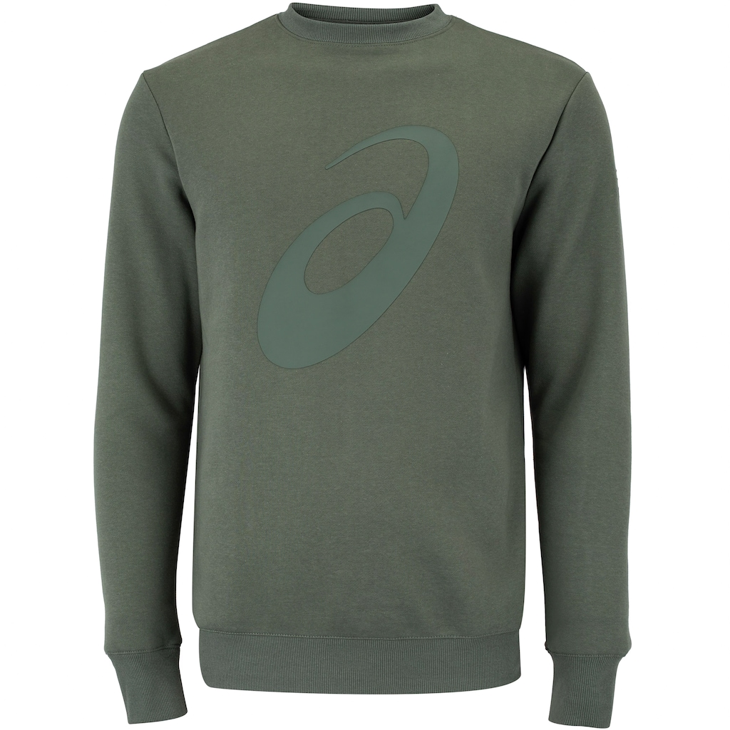 Blusão Masculino ASICS sem Capuz Moletom Careca com Espíral