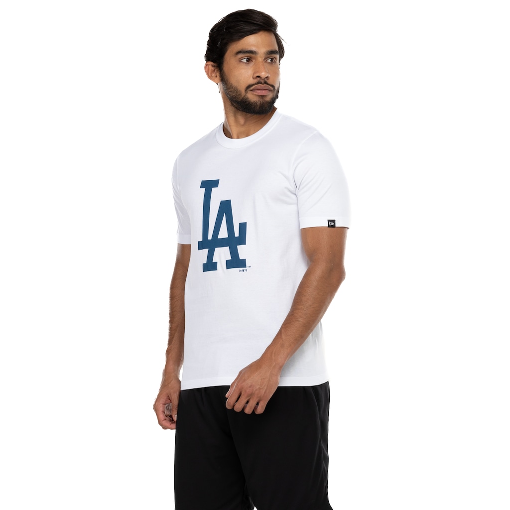 Camiseta Los Angeles Dodgers Masculina New Era Manga Curta Logo - Foto 2