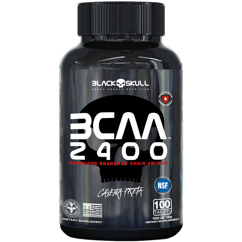 BCAA 2400 - Aminoácidos - 100 Tablets