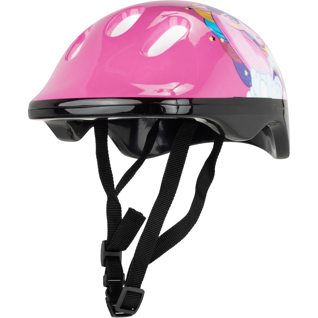 Imagem 2 do produto Skate Infantil Spin Unicórnio com Kit Protetor Capacete + 1 Par de Cotoveleira + 1 Par de Joelheira