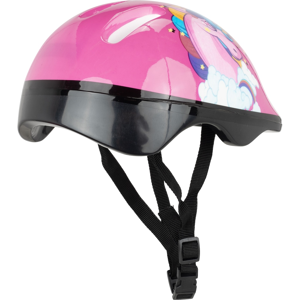 Imagem 3 do produto Skate Infantil Spin Unicórnio com Kit Protetor Capacete + 1 Par de Cotoveleira + 1 Par de Joelheira