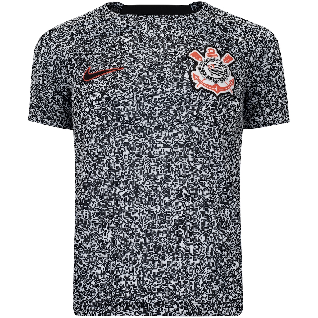 Camisa do Corinthians Nike Infantil Pré-Jogo Torcedor - Foto 1