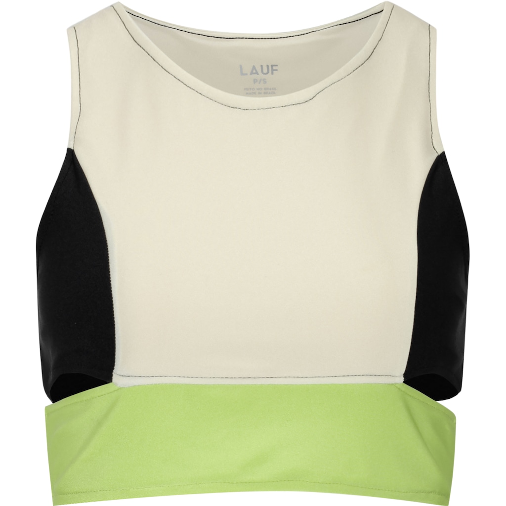 Top Fitness sem Bojo Lauf Baixa Sustentação Cravina Adulto