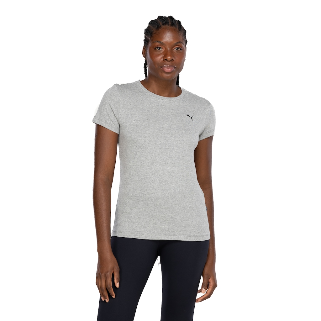 Camiseta Feminina Puma Essentials Small Cat Logo