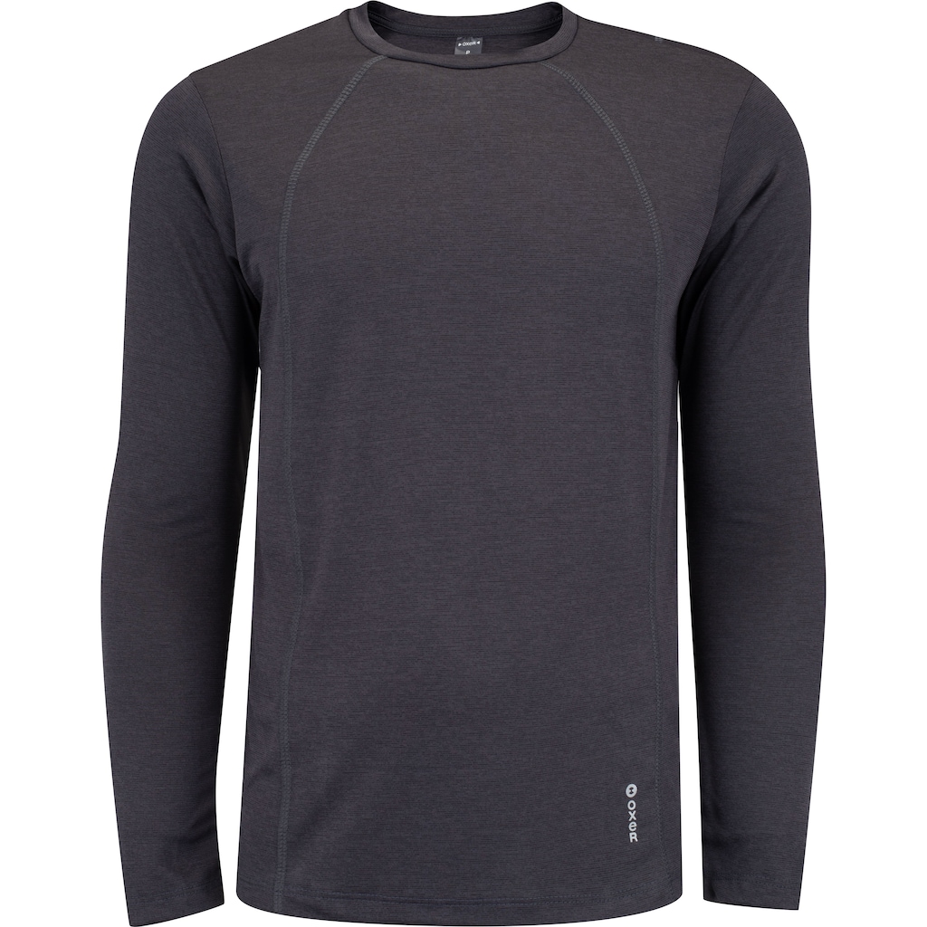 Camiseta Oxer Manga Long Flat Mescla - Masculina