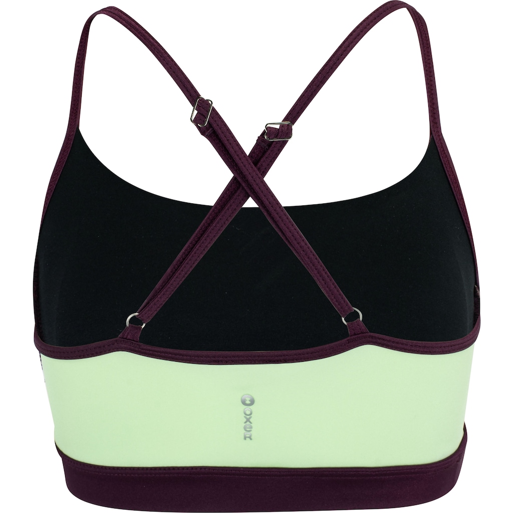 Imagem 2 do produto Top Fitness com Bojo Removível Oxer Baixa Sustentação Estampado Alça Ajustável Adulto
