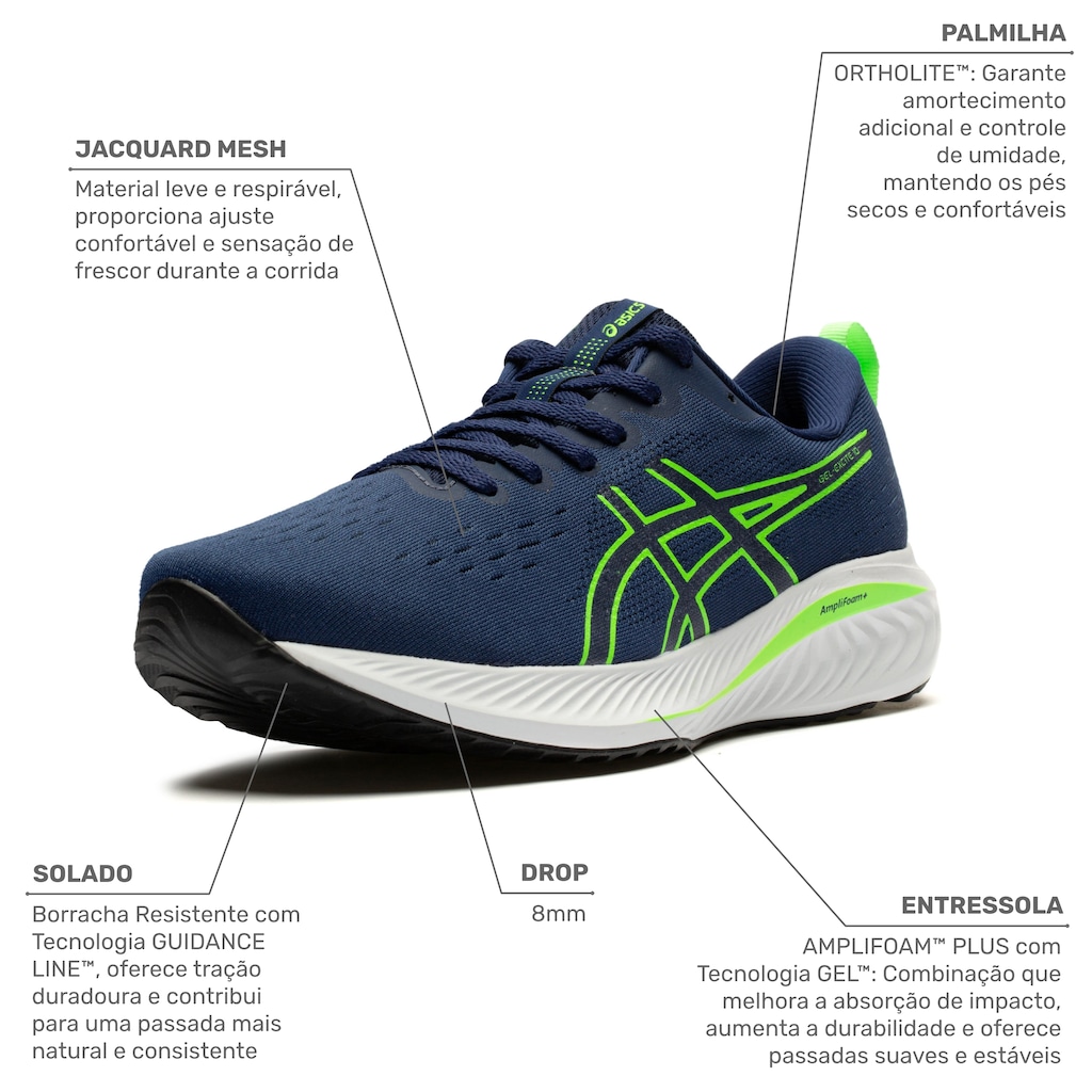 Imagem 2 do produto Tênis ASICS Gel-Excite 10 Masculino