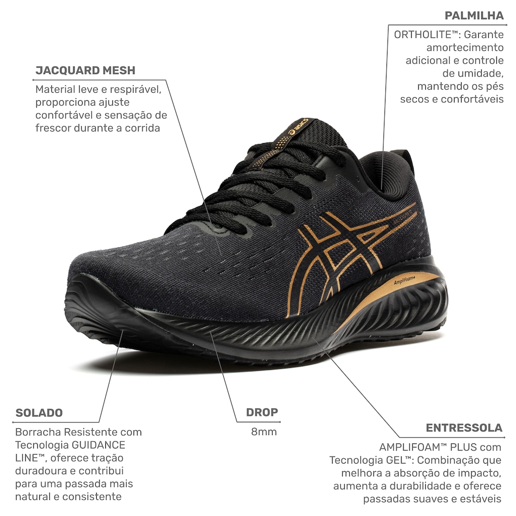 Imagem 2 do produto Tênis ASICS Gel-Excite 10 Masculino