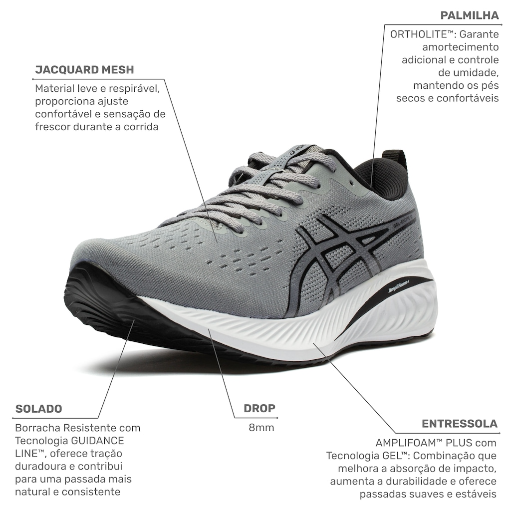 Imagem 2 do produto Tênis ASICS Gel-Excite 10 Masculino