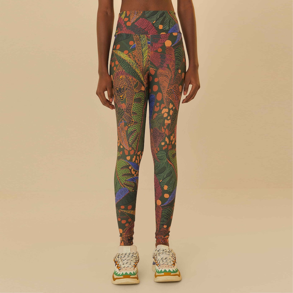 Calça Legging Feminina Farm Floresta Poá
