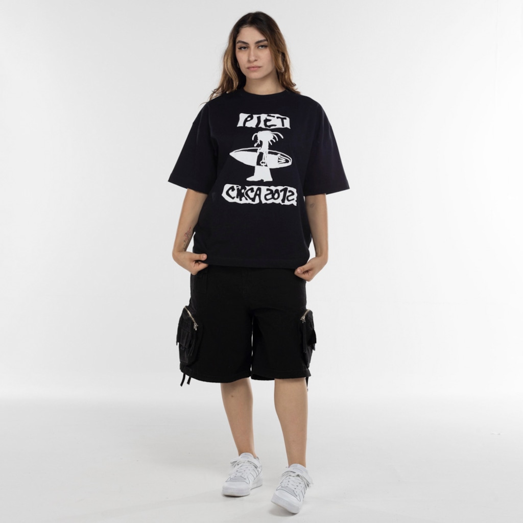 Camiseta Piet Manga Curta Dada Black
