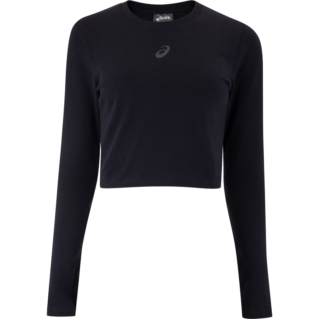 Blusa Cropped Feminina ASICS Manga Longa Cava Tradicional - Foto 1