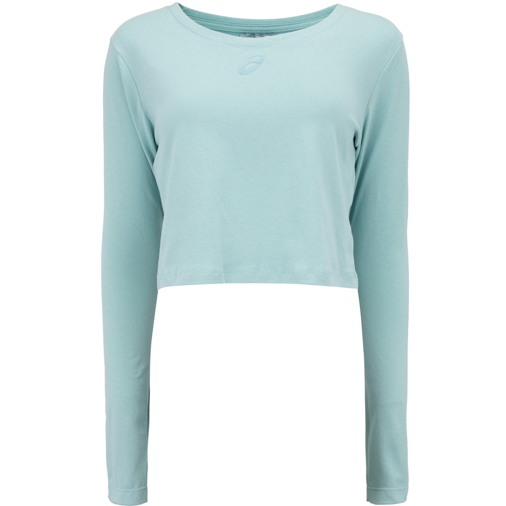 Blusa Cropped Feminina ASICS Manga Longa Cava Tradicional