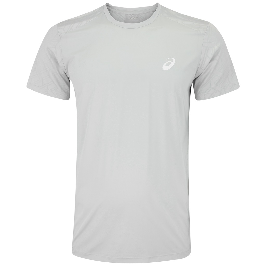 Camiseta Masculina ASICS Manga Curta Jacquard Antiodor Cava Tradicional - Foto 1