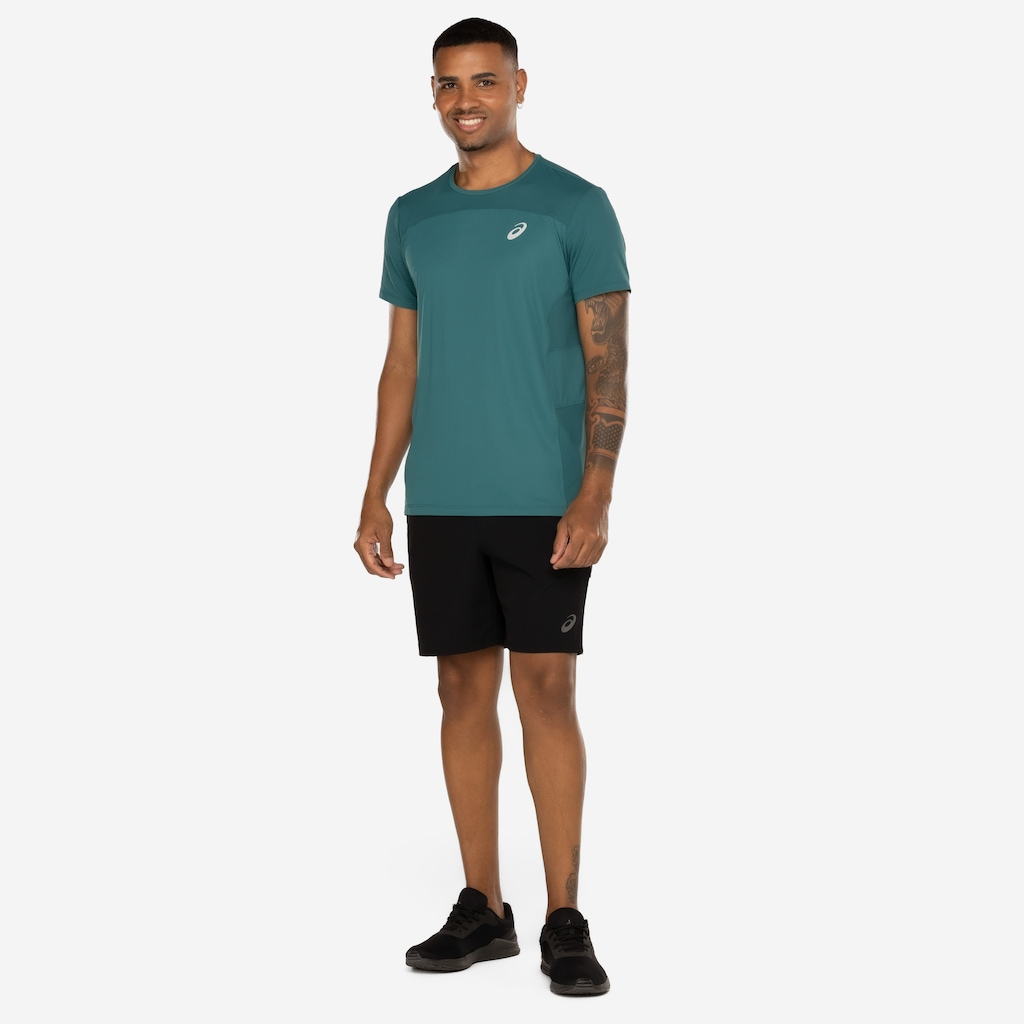 Imagem 3 do produto Camiseta ASICS Manga Curta Racket Recortada- Masculina
