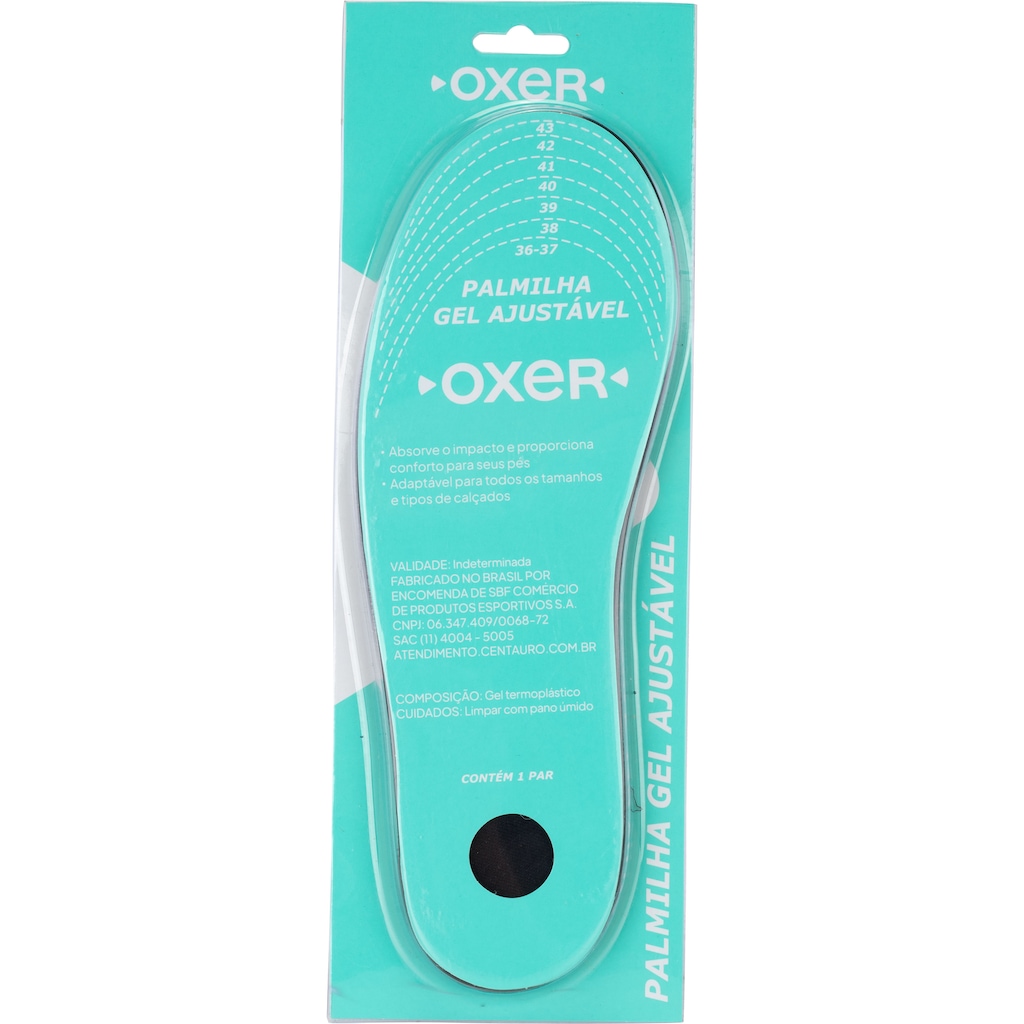 Imagem 4 do produto Palmilha de Gel Ajustável do 36 ao 43 Oxer 1 Par