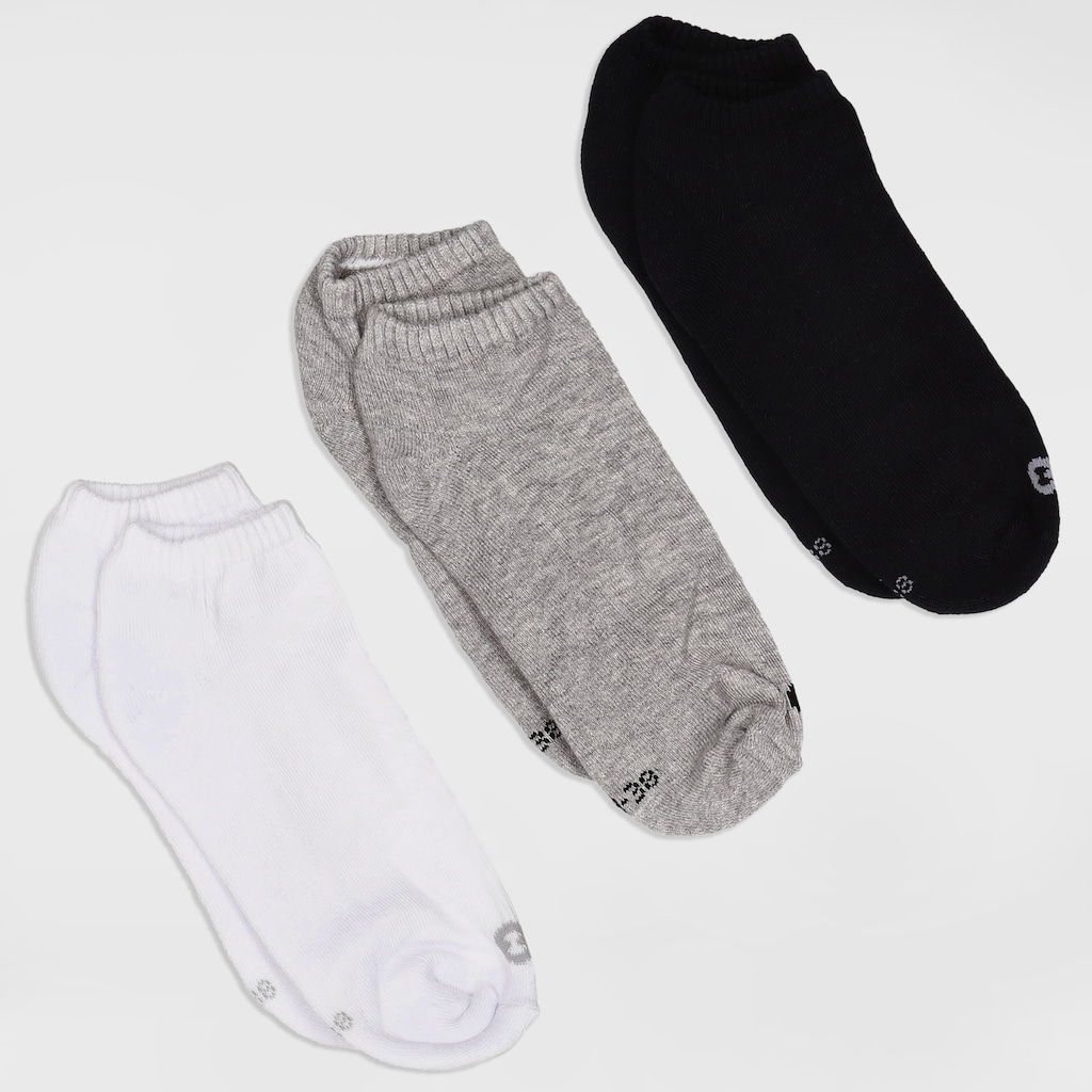 Imagem 1 do produto Kit 3 Pares de Meias Cano Baixo Atoalhadas Oxer Adulto