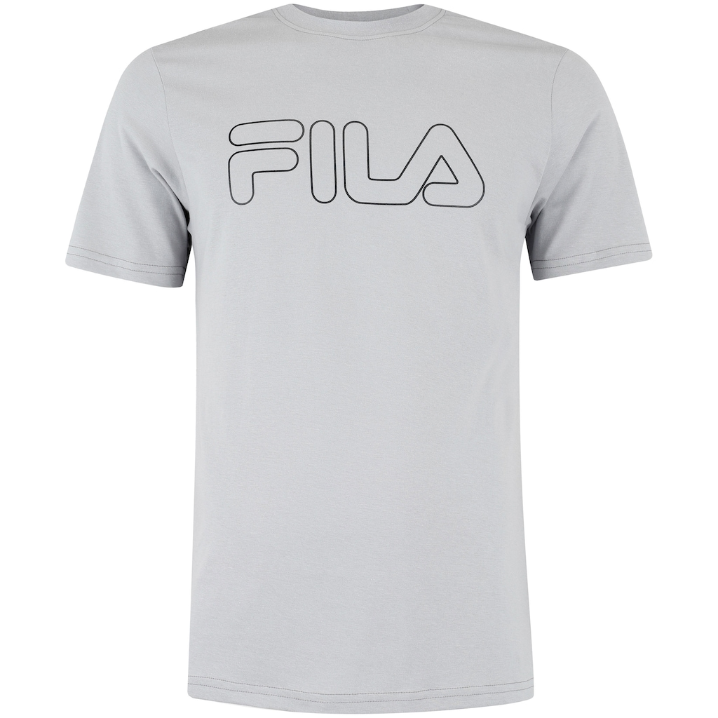 Camiseta Masculina Fila Manga Curta Letter Outline