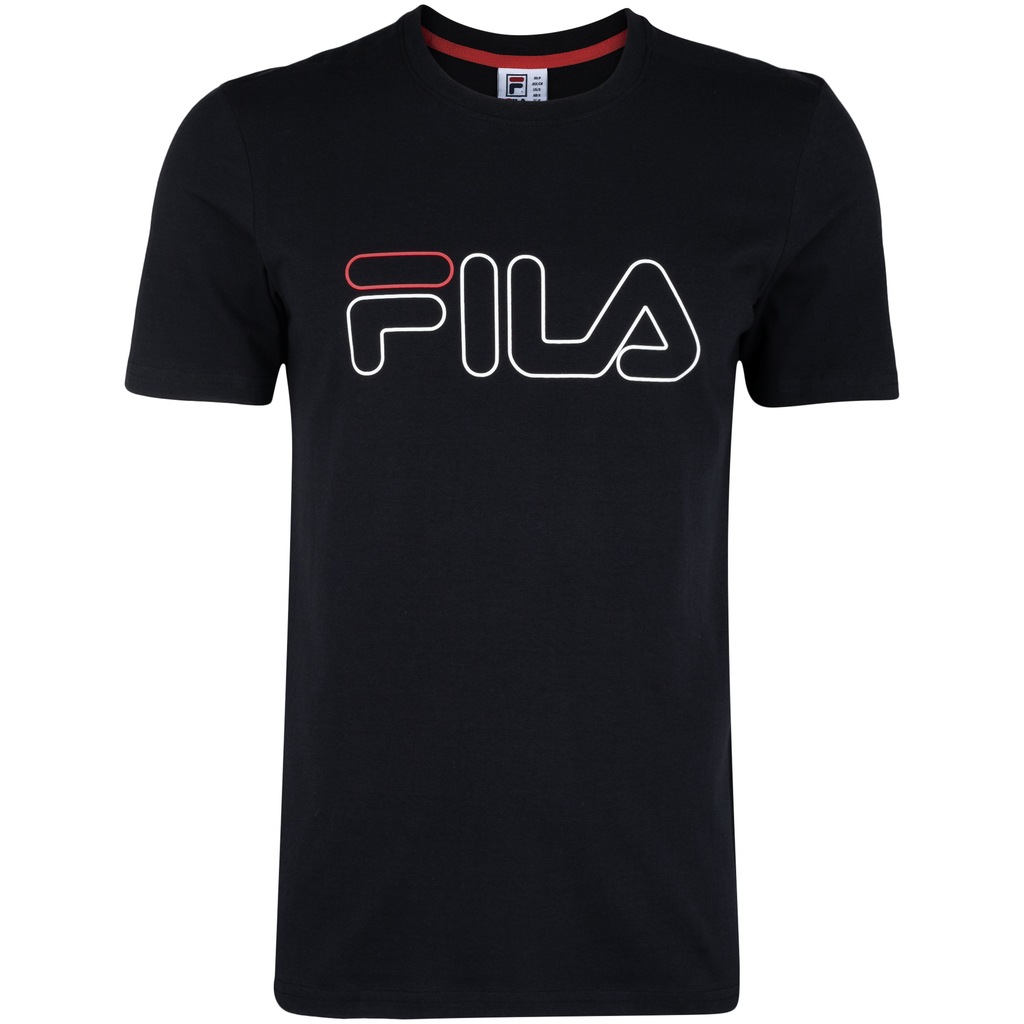 Camiseta Masculina Fila Manga Curta Letter Outline