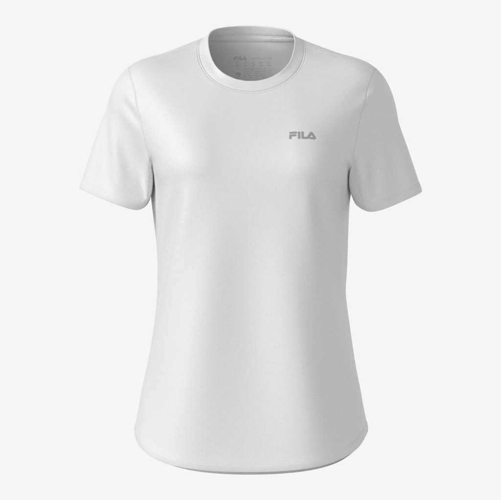 Camiseta Feminina Fila Manga Curta Basic Sports Polygin