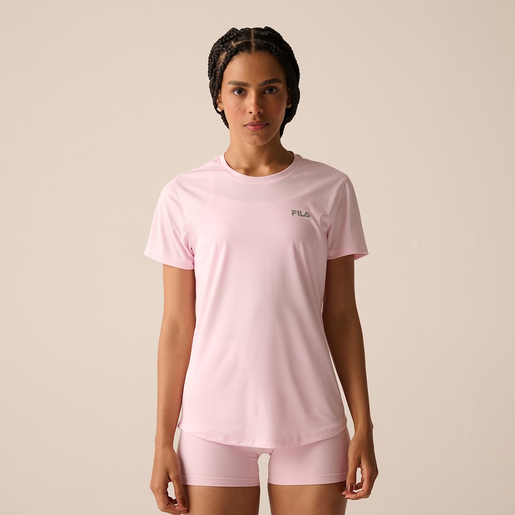Camiseta Feminina Fila Manga Curta Basic Sports Polygin