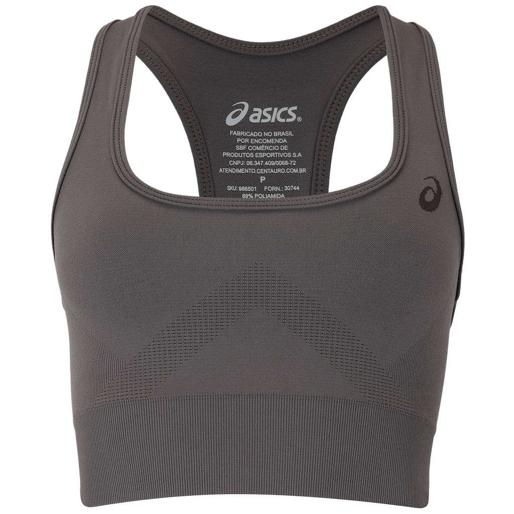 Top Fitness sem Bojo ASICS Alta Sustentação Seamless Fio Emana Adulto