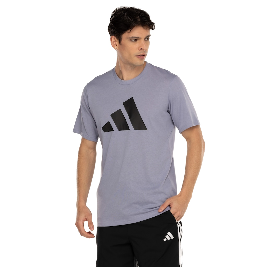 Camiseta Masculina adidas Manga Curta Essentials Logo