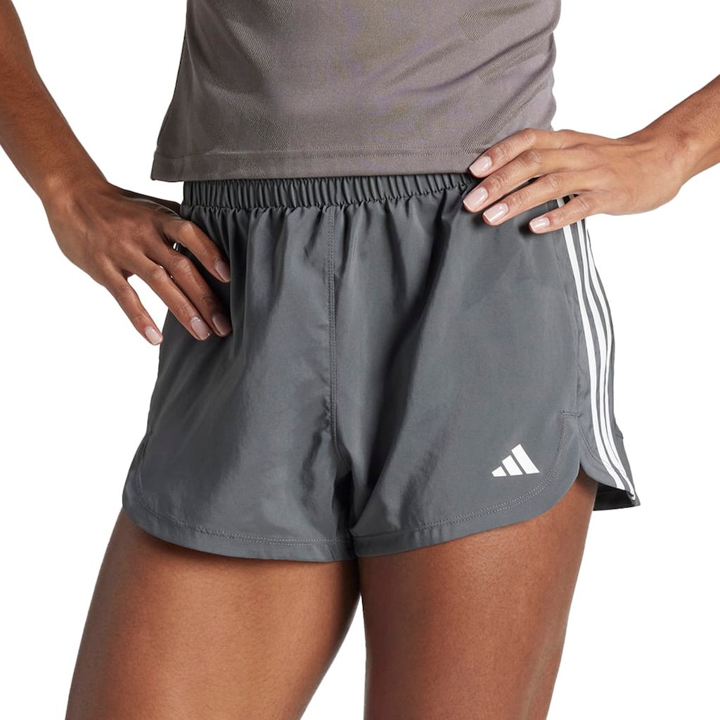 Short Feminino adidas Pacer 3 Listras