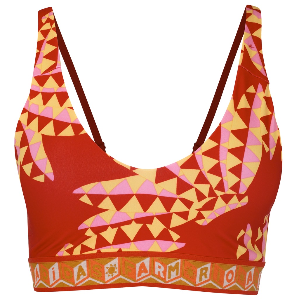 Top Fitness adidas Farm com Bojo Removível Média Sustentação Adulto - Foto 1