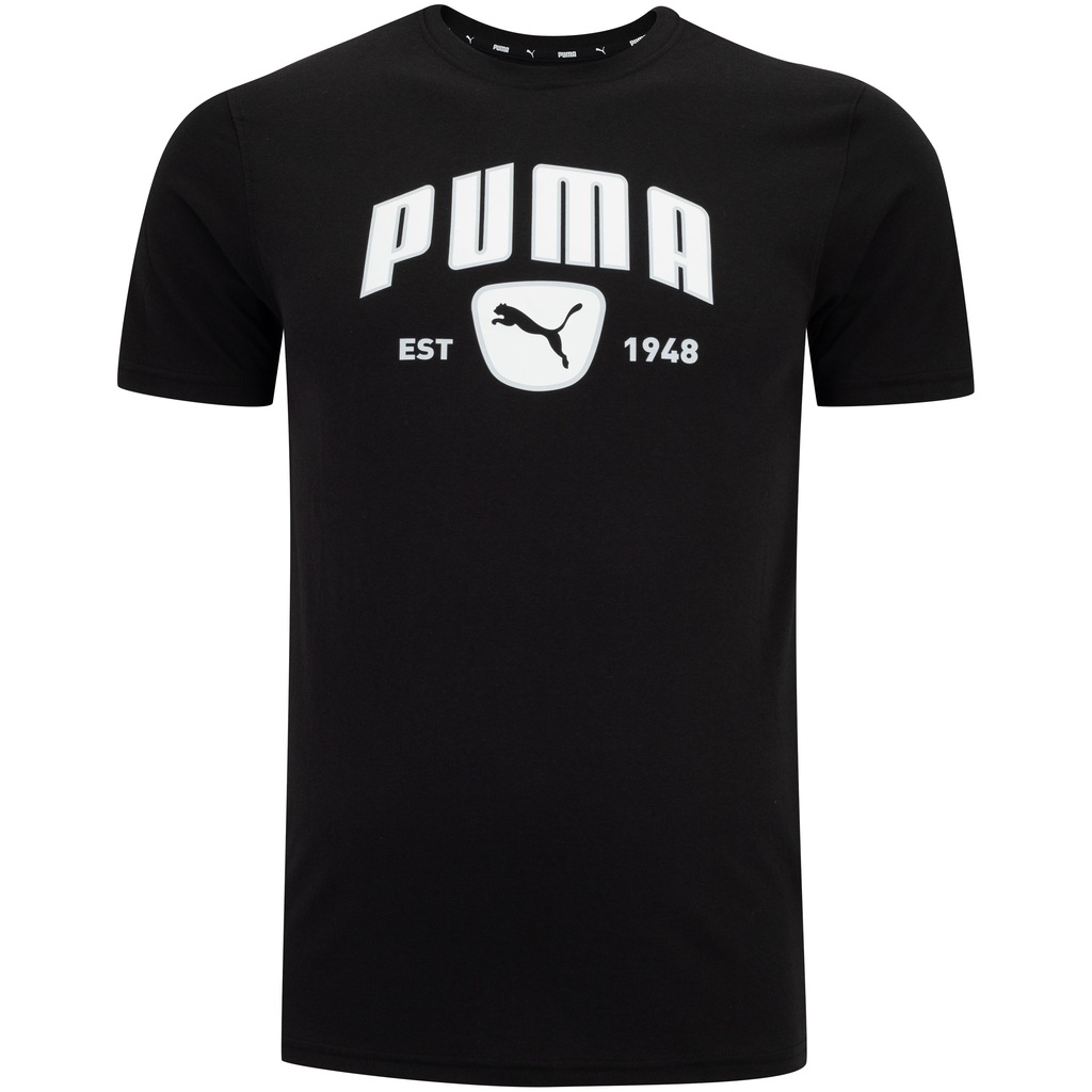 Camiseta Masculina Puma Manga Curta Graphic - Foto 1