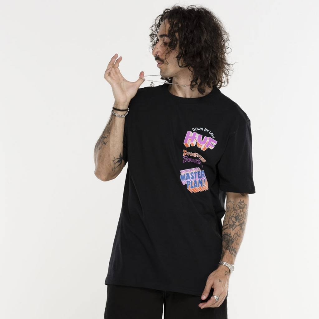 Imagem 3 do produto Camiseta HUF Manga Curta Master Plan SS