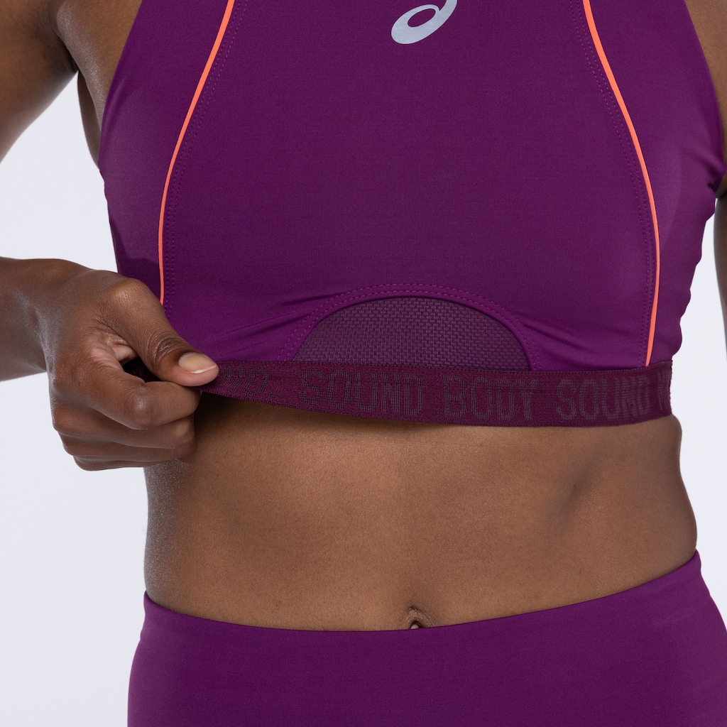 Imagem 3 do produto Top Fitness sem Bojo ASICS Alta Sustentação Sound Mind