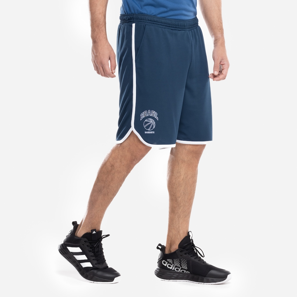 Imagem 4 do produto Calção Masculino CBB Treino Basquete Brasil