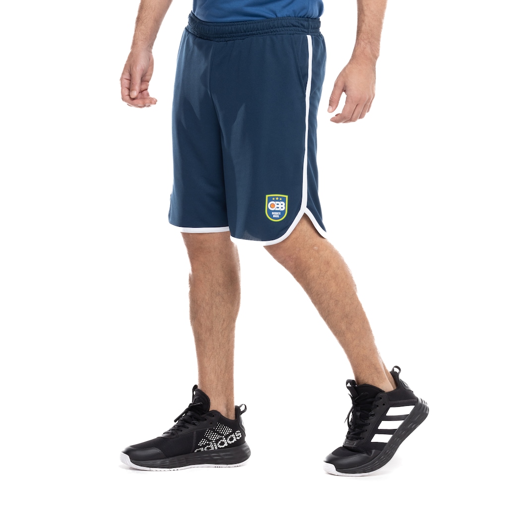 Calção Masculino CBB Treino Basquete Brasil - Foto 2