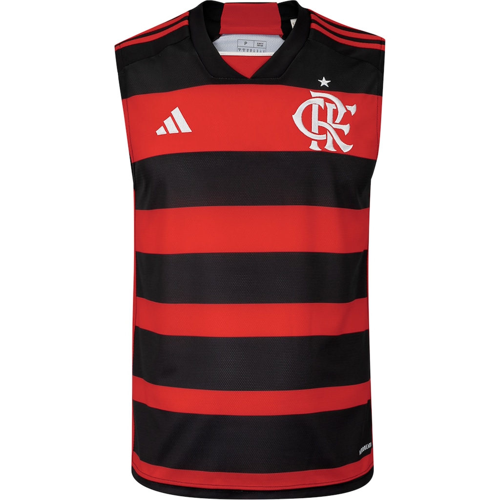 Camiseta Regata do Flamengo adidas Masculina Comissão