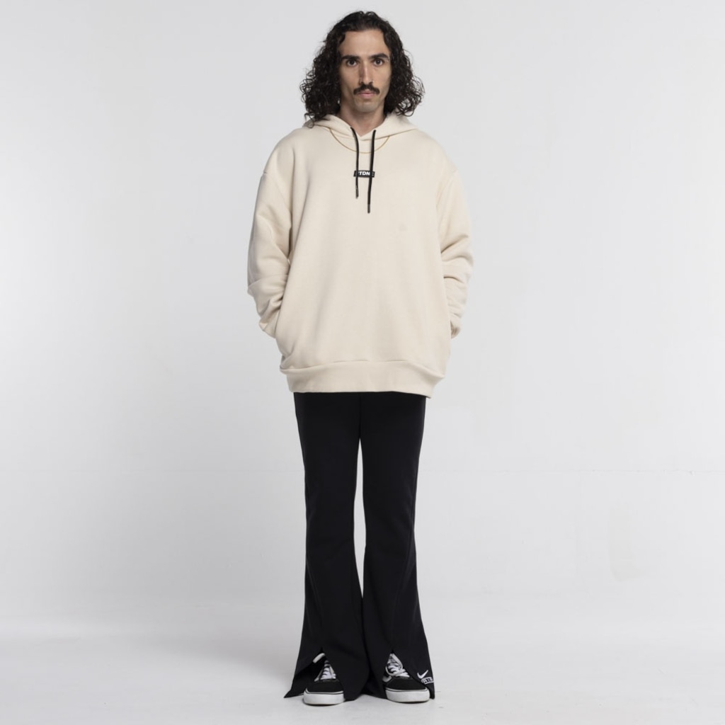 Blusa de Moletom FTDNC com Capuz Estampado