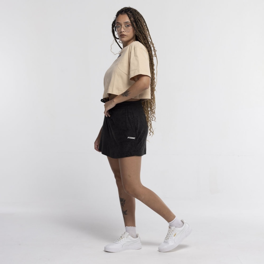 Saia FTDNC Curta Malha Cotele - Feminino