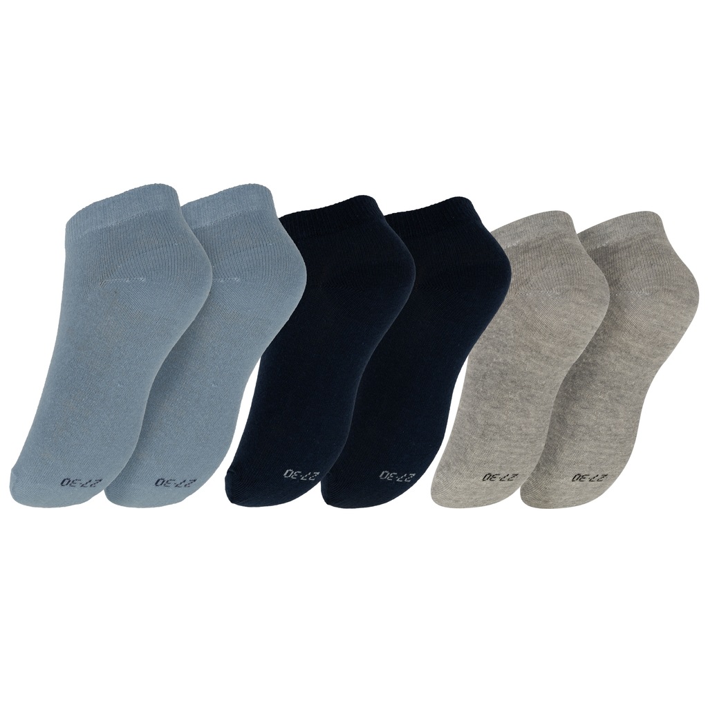 Imagem 2 do produto Kit 3 Pares de Meias Cano Baixo Tamanho 27-30 Oxer Infantil
