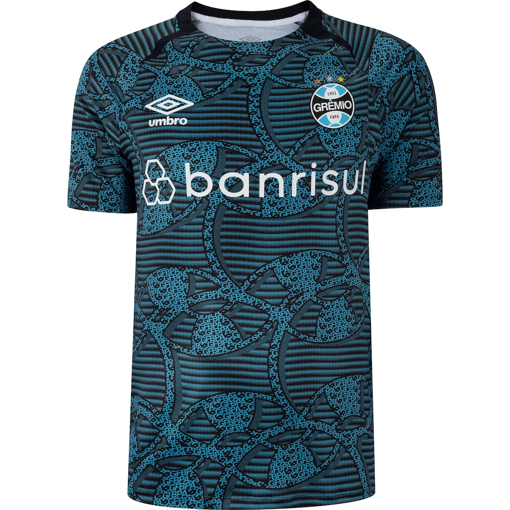 Camisa Pré-Jogo do Grêmio 24 Umbro Masculina