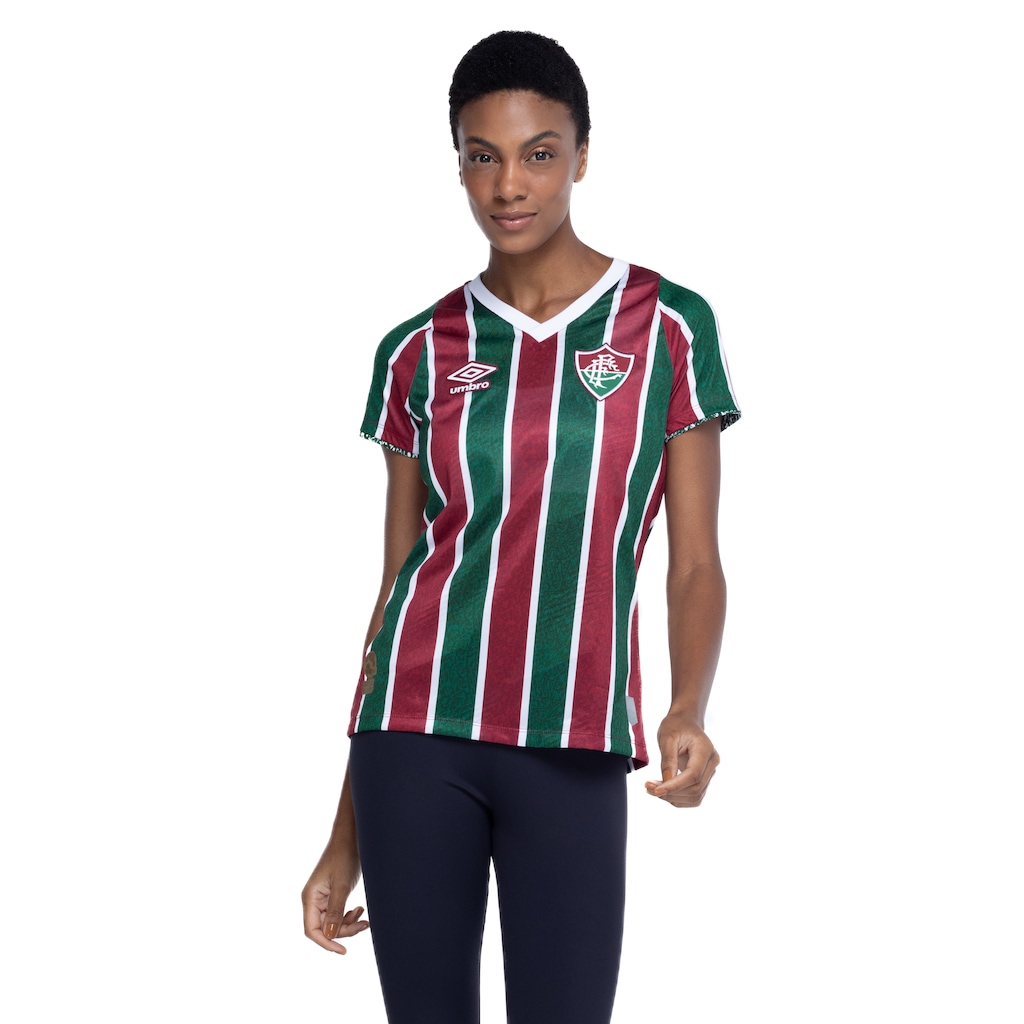 Camisa do Fluminense I 24 Umbro Feminina Torcedora - Foto 2
