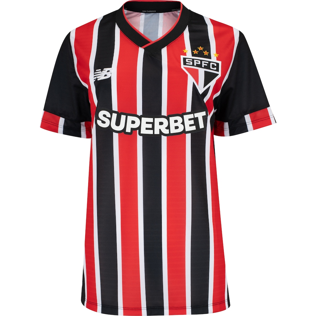 Imagem 1 do produto Camisa do São Paulo II 24 New Balance Feminina Torcedora