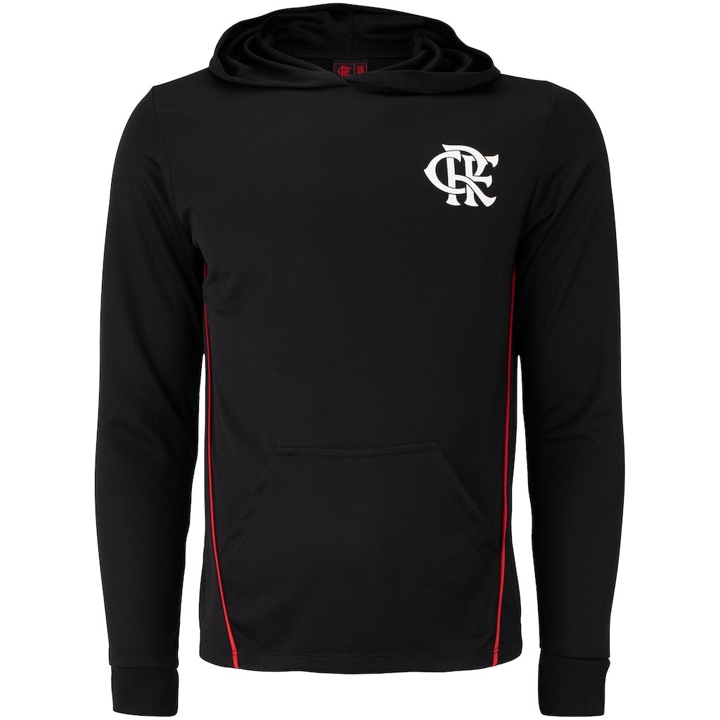 Blusão do Flamengo Braziline Masculino com Capuz Rain - Foto 1