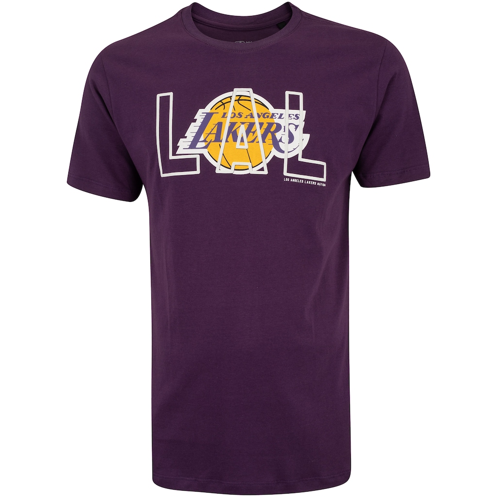Camiseta do Los Angeles Lakers NBA Masculina City2City - Foto 1