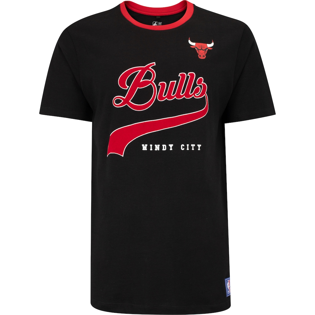 Camiseta do Chicago Bulls NBA Masculina Floco Team - Foto 1